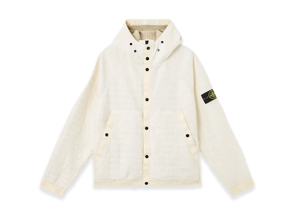 ストーンアイランド 4100023 クリンクル レップス NY キルテッド-TC リサイクル ナイロン "アイボリー"