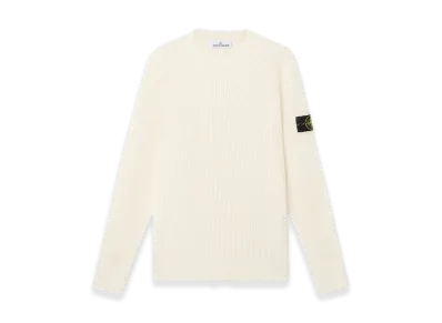 Stone Island 5100053 Full Rib Rws Wool "Ivory"
