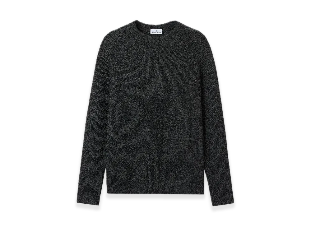 Stone Island 5100026 Knit Reflective "Black Melange"