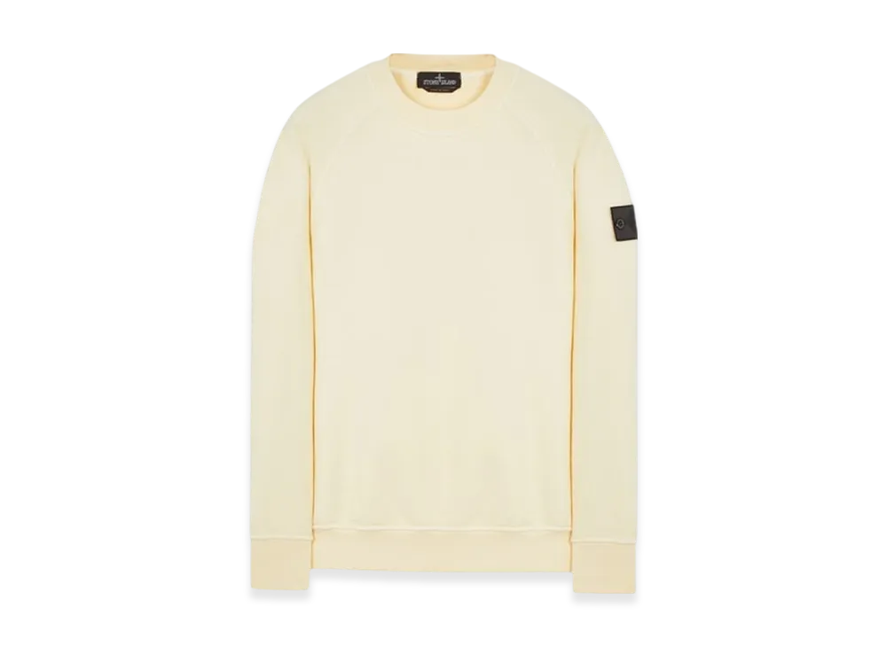 Stone Island Shadow Project 60619 Embroidery Cotton Fleece Crewneck Sweatshirt - 23SS "Cream"