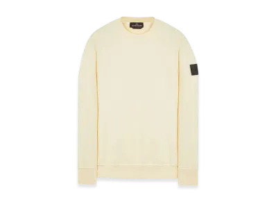 Stone Island Shadow Project 60619 Embroidery Cotton Fleece Crewneck Sweatshirt - 23SS "Cream"