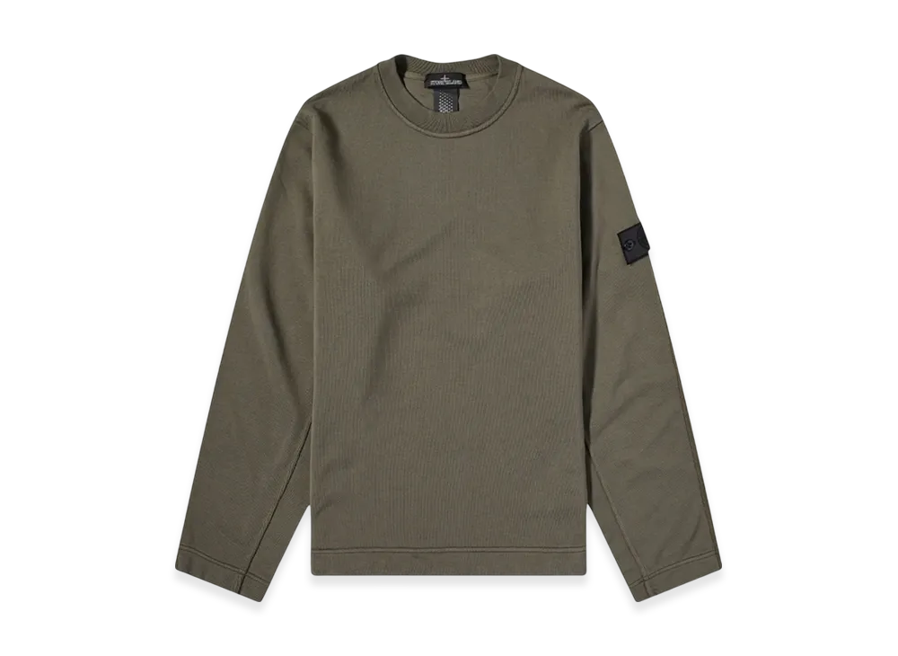 Stone Island Shadow Project 60319 Cotton Lyocell Fleece Crewneck Sweatshirt - 22SS "Fango"