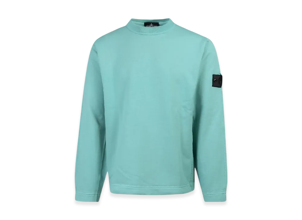 Stone Island Shadow Project 60319 Cotton Lyocell Fleece Crewneck Sweatshirt - 22SS "Aqua"