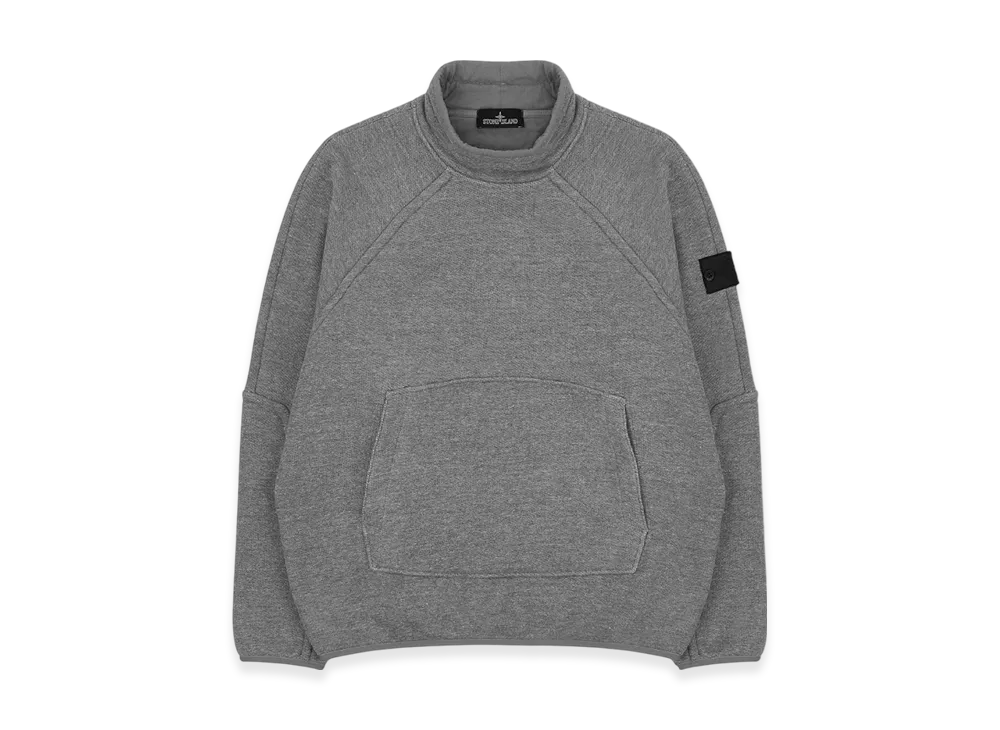 Stone Island Shadow Project 6021C Mock Neck Sweatshirt Chapter 1- 22FW "Grey"