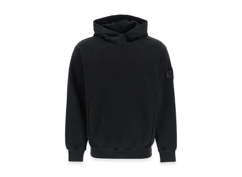 Stone Island Shadow Project 60219 Embroidery Cotton Fleece Hooded Sweatshirt - 23SS "Black"