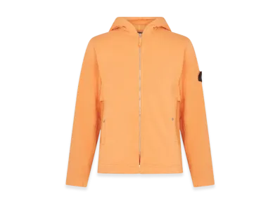 Stone Island Shadow Project 60119 Cotton Lyocell Fleece Full Zip Hooded Sweatshirt - 22SS "Orange"
