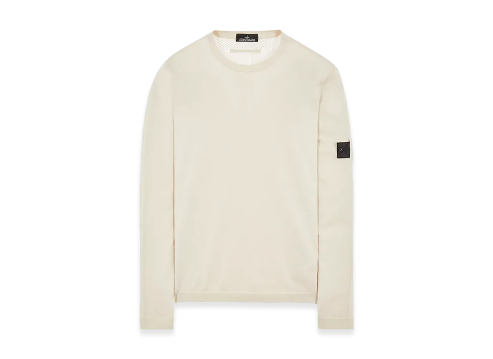 Stone Island Shadow Project 5142H Mercerized Cotton Crewneck Knit - 22SS "Ivory"