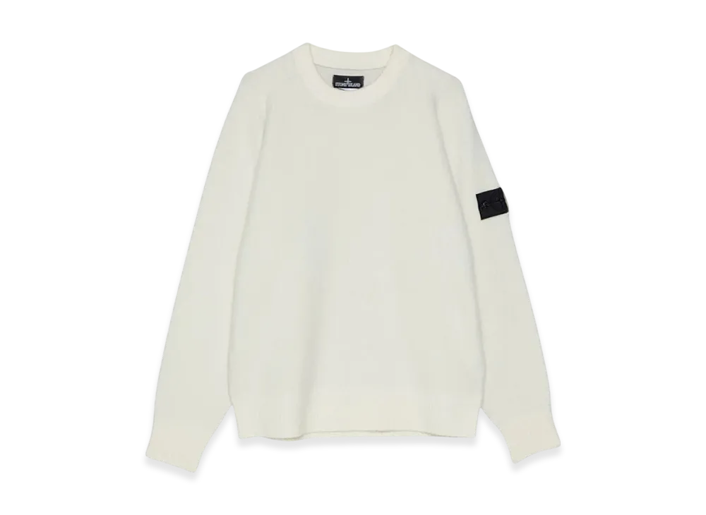 Stone Island Shadow Project 507A2 Seamless Wool Cotton Crewneck Knit - 21FW "Ivory"