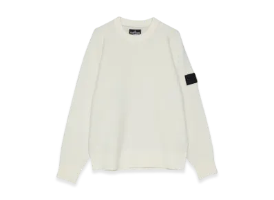 Stone Island Shadow Project 507A2 Seamless Wool Cotton Crewneck Knit - 21FW "Ivory"