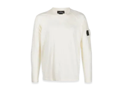 Stone Island Shadow Project 5071S Light Cotton Crewneck Knit - 23SS "Off White"