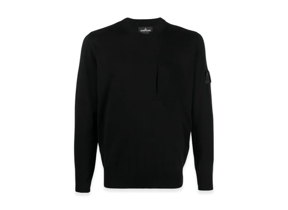 Stone Island Shadow Project 506A4 Pocket Crewneck Knit - 21SS "Black"