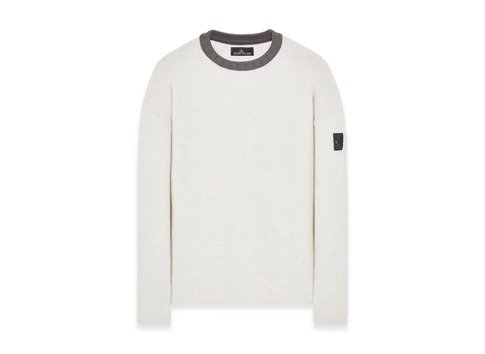 Stone Island Shadow Project 5042U Crewneck Knit Chapter 2 - 22FW "Natural White"