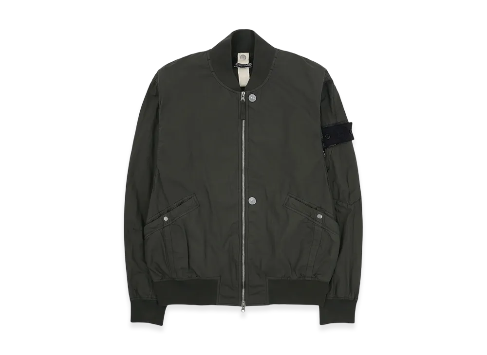 Stone Island Shadow Project 40712 HD Pelle OVO Cotton-TC Bomber Jacket - 22SS "Fango"