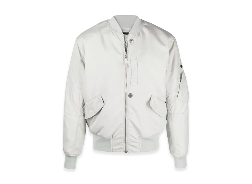 Stone Island Shadow Project 40706 Hollowcore Poly Light Garment Dyed Bomber Jacket - 21FW "Pearl Gray"