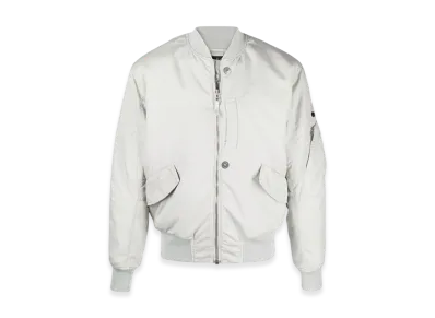 Stone Island Shadow Project 40706 Hollowcore Poly Light Garment Dyed Bomber Jacket - 21FW "Pearl Gray"