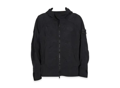 Stone Island Shadow Project 40426 Nylon Metal In Econyl Regenerated Nylon with Waffle Print Effect TC Short Parka - 23SS "Black"