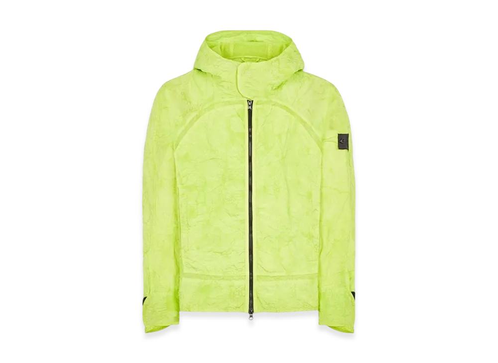 Stone Island Shadow Project 40426 Nylon Metal In Econyl Regenerated Nylon with Waffle Print Effect TC Short Parka - 23SS "Pistachio Green"