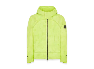 Stone Island Shadow Project 40426 Nylon Metal In Econyl Regenerated Nylon with Waffle Print Effect TC Short Parka - 23SS "Pistachio Green"