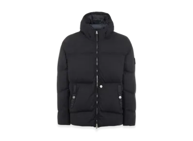 Stone Island Shadow Project 40103 High Density R-Nylon Jersey Garment Dyed Hooded Down Jacket - 21FW "Black"