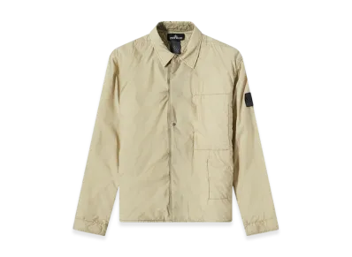 Stone Island Shadow Project 10412 HD Pelle OVO Cotton-TC Padded Overshirt - 22SS "Sand"