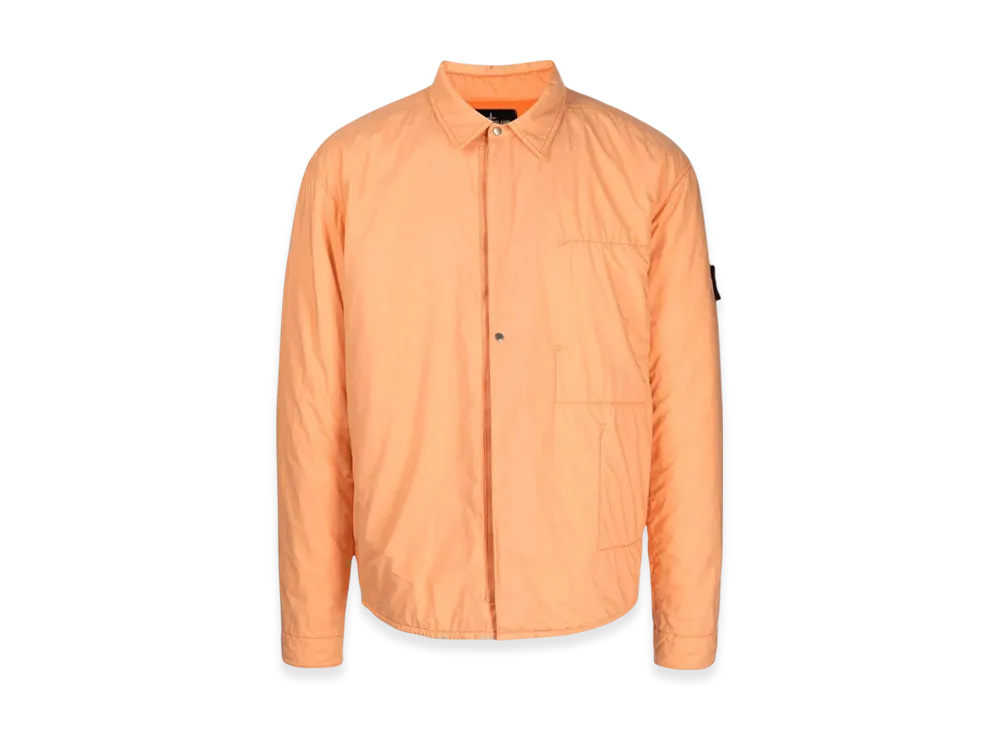 Stone Island Shadow Project 10412 HD Pelle OVO Cotton-TC Padded Overshirt - 22SS "Orange"