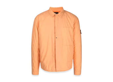 Stone Island Shadow Project 10412 HD Pelle OVO Cotton-TC Padded Overshirt - 22SS "Orange"