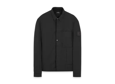 Stone Island Shadow Project 10412 HD Pelle OVO Cotton-TC Padded Overshirt - 22SS "Black"