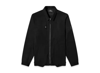 Stone Island Shadow Project 10409 Textured Cotton Overshirt - 21FW "Black"