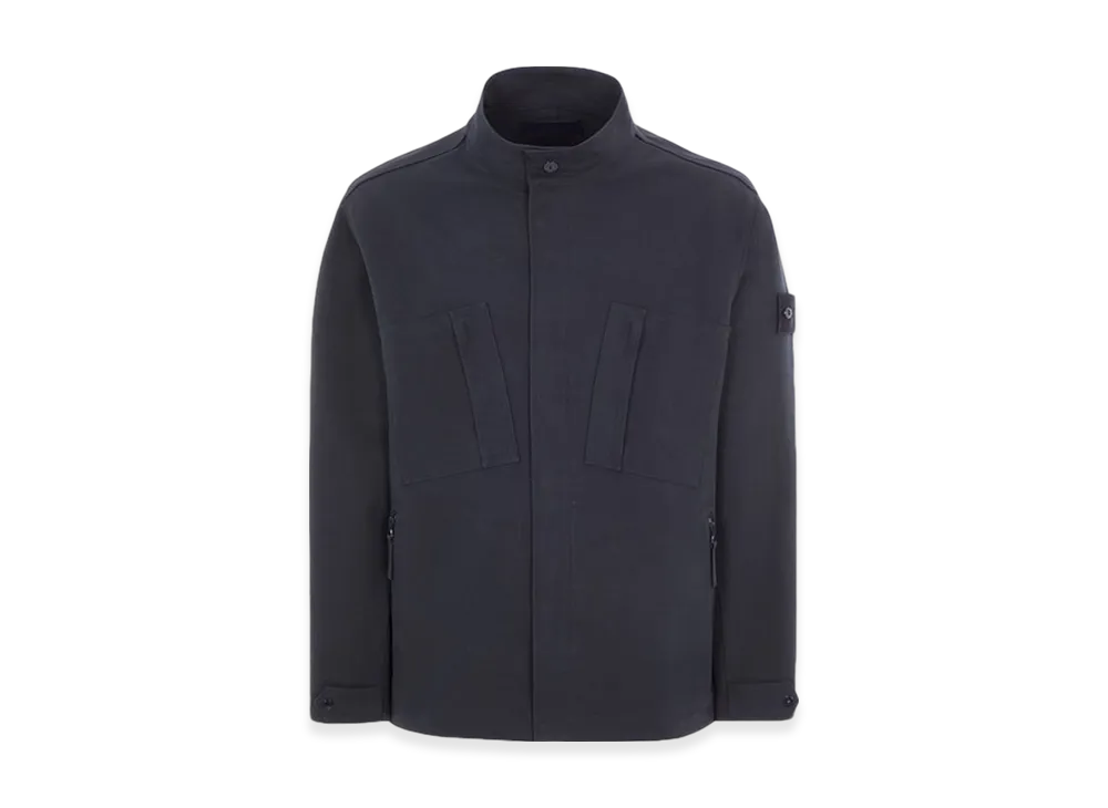 Stone Island Q11F2 Ghost Piece Gabardine Doppio Blouson - 23FW "Navy Blue"