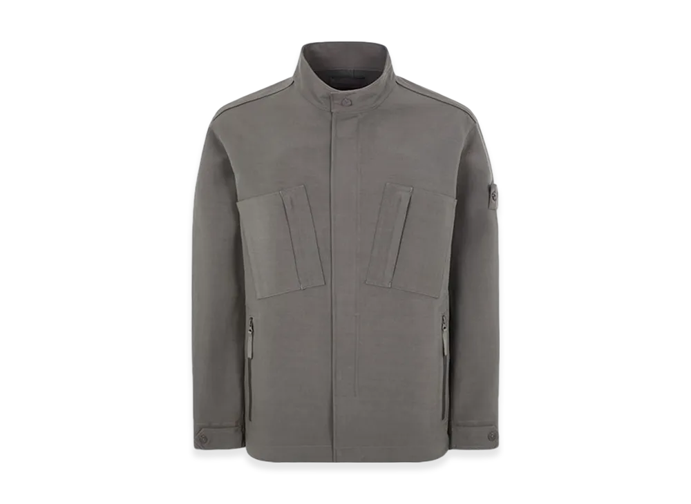 Stone Island Q11F2 Ghost Piece Gabardine Doppio Blouson - 23FW "Dark Grey"