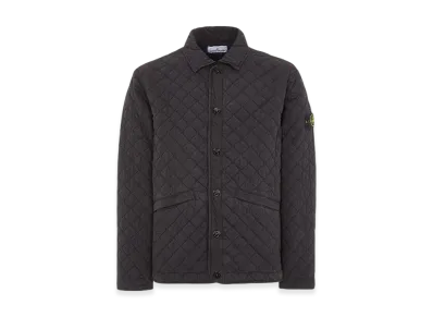 Stone Island Q0933 50 Fili Quilted-TC Light Brushed Nylon Cotton Canvas Lightly Padded Jacket - 23FW "Black"