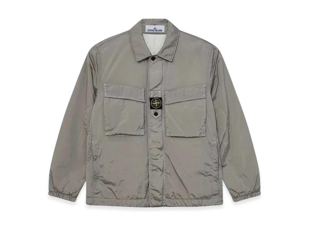 Stone Island Q0819 Nylon Metal in Econyl Regenerated Nylon Garment Dyed Jacket - 23FW "Stucco"