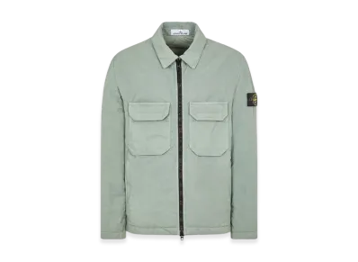 Stone Island Q0721 Opaque Nylon Twill with Primaloft-TC Shirt Jacket - 23FW "Sage Green"
