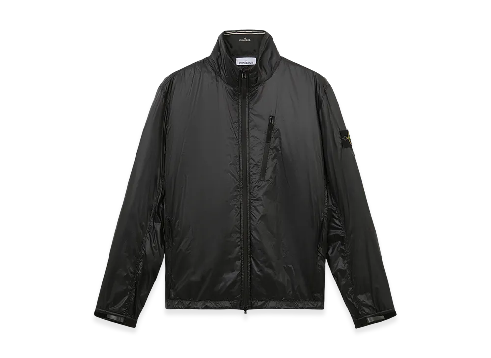 Stone Island Q0525 Pertex Quantum Made From Netplus with Primaloft Insulation Technology Light Packable Blouson with Hood - 24FW "Black"