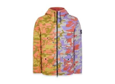 Stone Island Q02E1 S.I. Heritage Camo Ripstop Nylon Watro Down Jacket - 22FW "Brick"