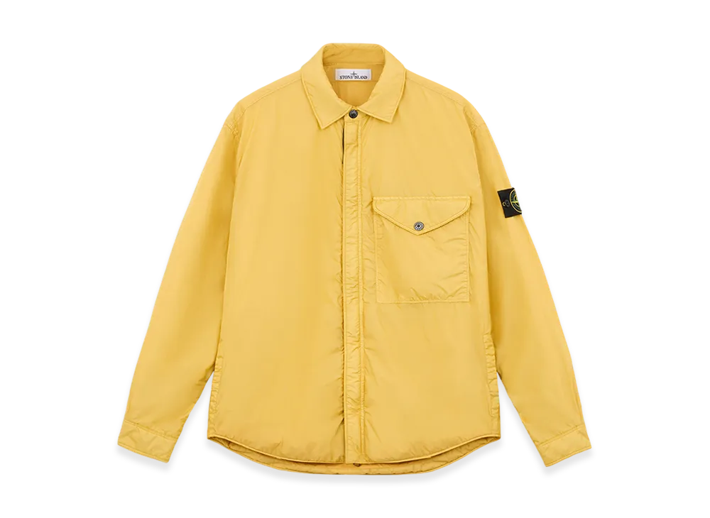 Stone Island Q0123 Crinkle Reps Recycled Nylon with Primaloft TC Wind Resistant Light Jacket - 24FW "Ochre"