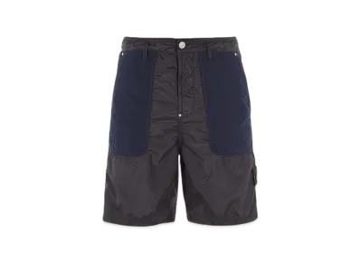 Stone Island L1932 Polyester Tela with David Light-TC Comfort Fit Bermuda Shorts - 24SS "Blue"