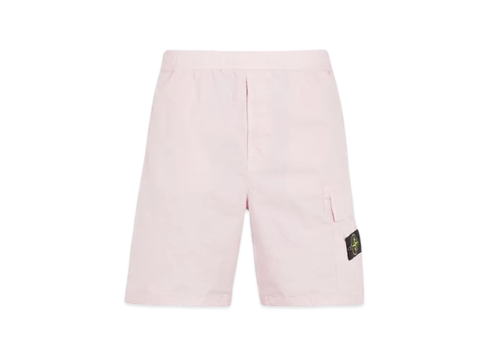 Stone Island L1811 Comfort Fit Cargo Bermuda Shorts - 24SS "Pink"