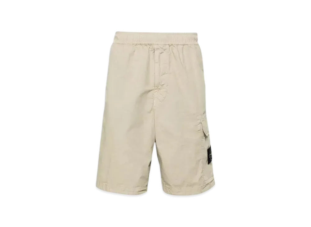 Stone Island L1811 Comfort Fit Cargo Bermuda Shorts - 24SS "Sand"