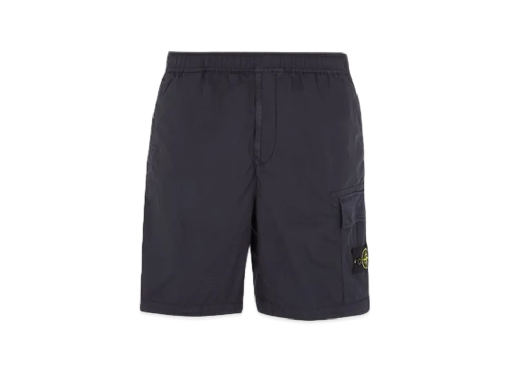 Stone Island L1803 Comfort Fit Cargo Bermuda Shorts - 24SS "Blue"