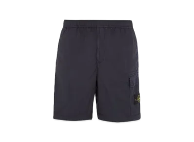 Stone Island L1803 Comfort Fit Cargo Bermuda Shorts - 24SS "Blue"