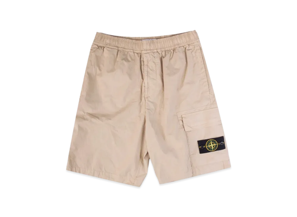 Stone Island L1803 Comfort Fit Cargo Bermuda Shorts - 24SS "Sand"