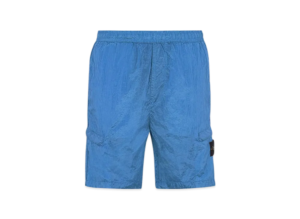 Stone Island L1721 Nylon Metal Garment Dyed Bermuda Shorts - 22SS "Powder Blue"