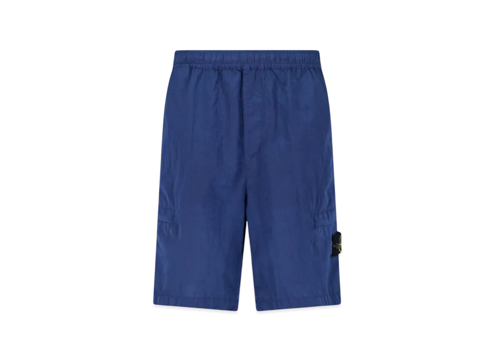 Stone Island L1721 Nylon Metal Garment Dyed Bermuda Shorts - 22SS "Bluette"