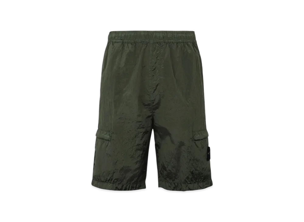 Stone Island L1721 Nylon Metal Garment Dyed Bermuda Shorts - 22SS "Olive Green"