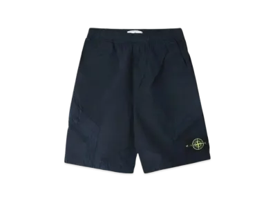 Stone Island L1719 Nylon Metal in Econyl Regenerated Nylon Comfort Fit Bermuda Shorts - 24SS "Blue"