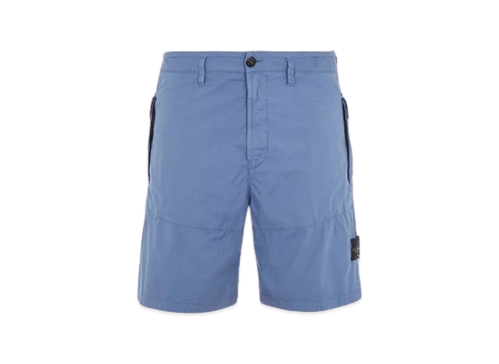 Stone Island L1603 Comfort Fit Bermuda Shorts - 24SS "Avio Blue"