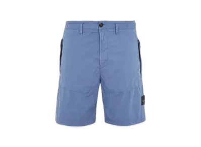 Stone Island L1603 Comfort Fit Bermuda Shorts - 24SS "Avio Blue"