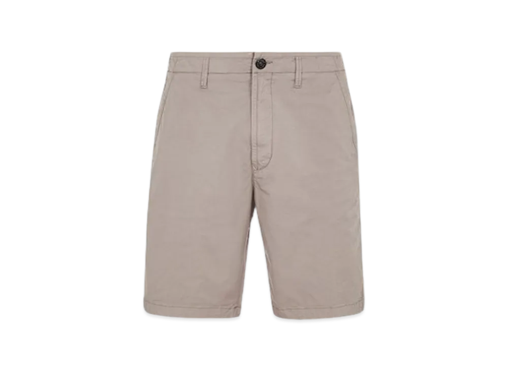Stone Island L1510 Supima Cotton Twill Stretch-TC Chino Bermuda Regular Fit - 24SS "Dove Grey"