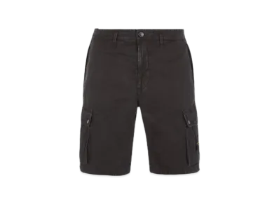 Stone Island L14WA Old Treatment Loose Fit Bermuda Shorts - 24SS "Black"